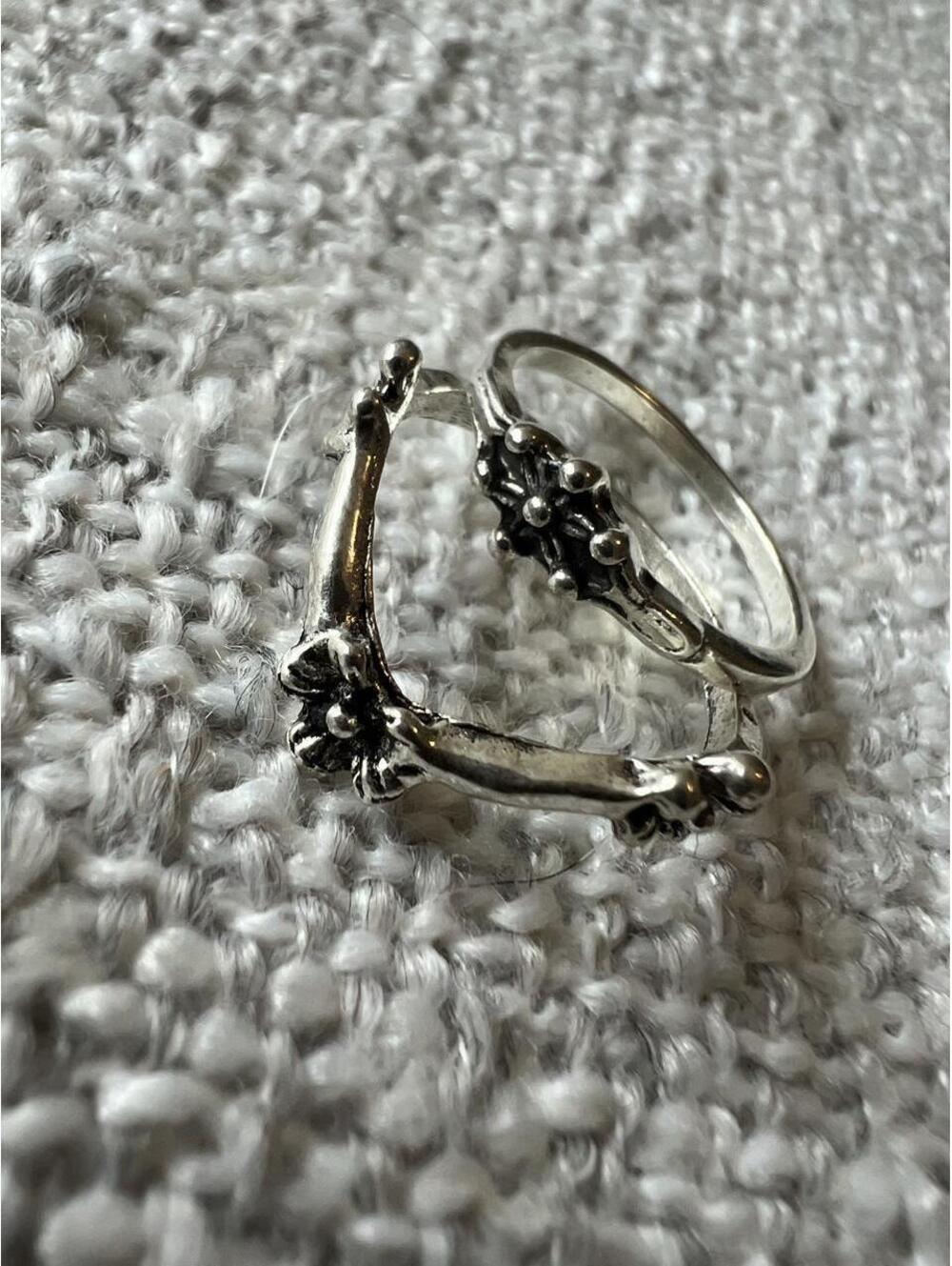 Silver Tone Stackable Rings - Picture 2 of 5